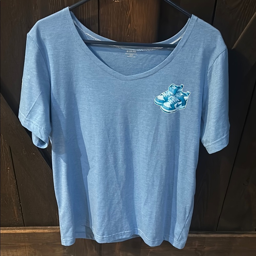 Blue Graphic T-Shirt. Gender reveal T-shirt.